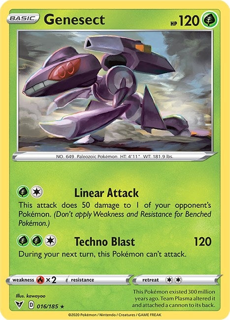 Image for Genesect (016/185) (SWSH04: Vivid Voltage) - Pokemon