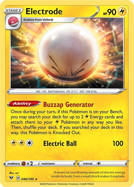 Image for Electrode (046/185) (SWSH04: Vivid Voltage) - Pokemon