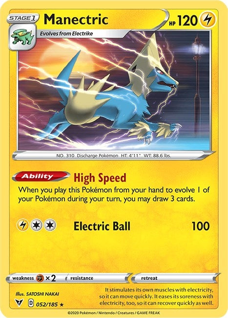 Image for Manectric (052/185) (SWSH04: Vivid Voltage) - Pokemon