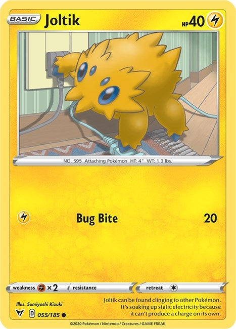 Image for Joltik (055/185) (SWSH04: Vivid Voltage) - Pokemon
