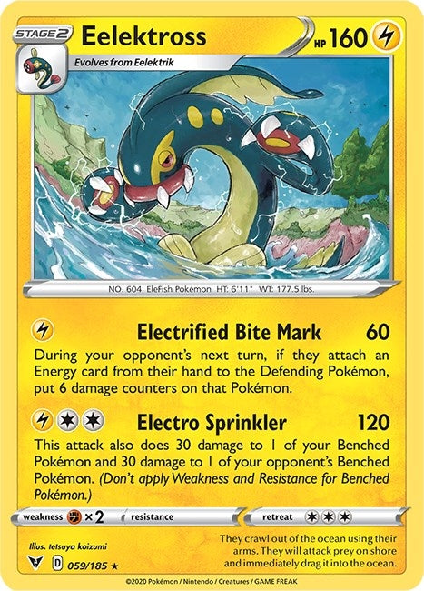 Image for Eelektross (059/185) (SWSH04: Vivid Voltage) - Pokemon