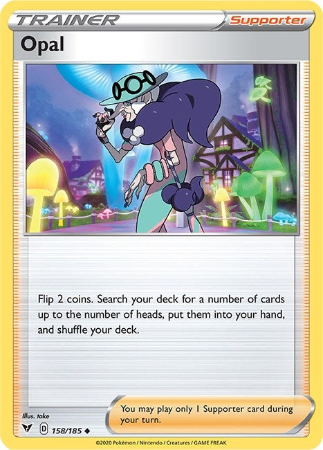 Image for Opal (158/185) (SWSH04: Vivid Voltage) - Pokemon