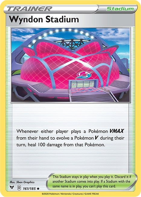 Image for Wyndon Stadium (161/185) (SWSH04: Vivid Voltage) - Pokemon