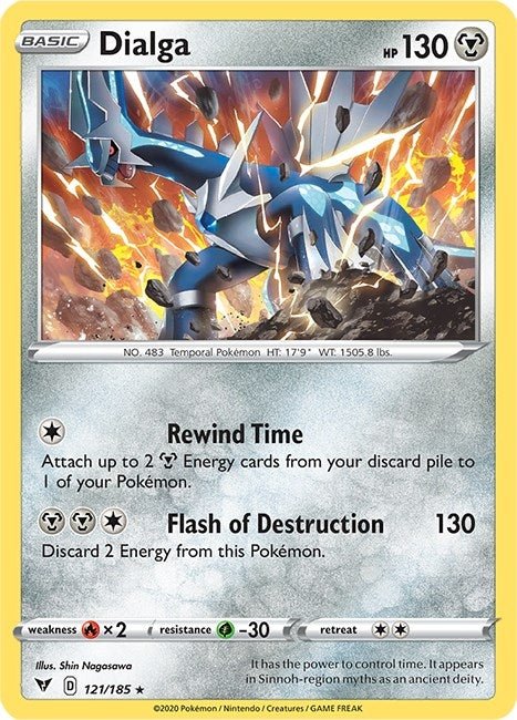 Image for Dialga (121/185) (SWSH04: Vivid Voltage) - Pokemon