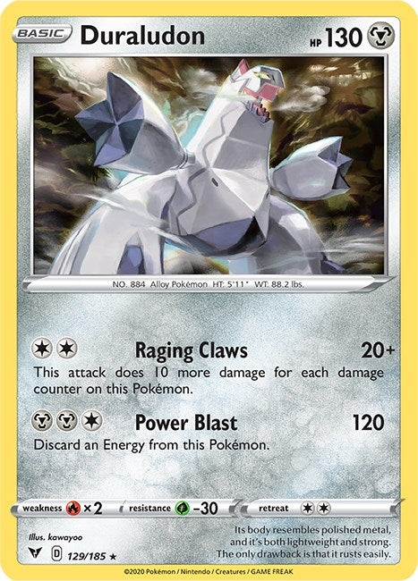 Image for Duraludon (129/185) (SWSH04: Vivid Voltage) - Pokemon