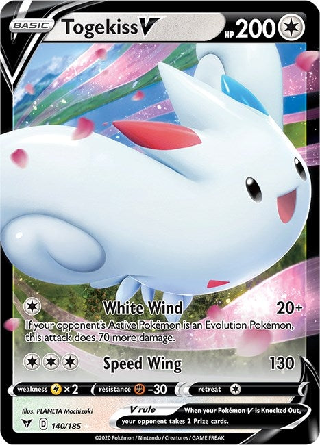 Image for Togekiss V (140/185) (SWSH04: Vivid Voltage) - Pokemon
