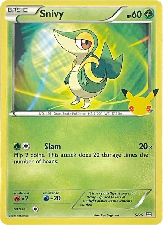 Image for Snivy (005/025) (McDonald's 25th Anniversary Promos) - Pokemon