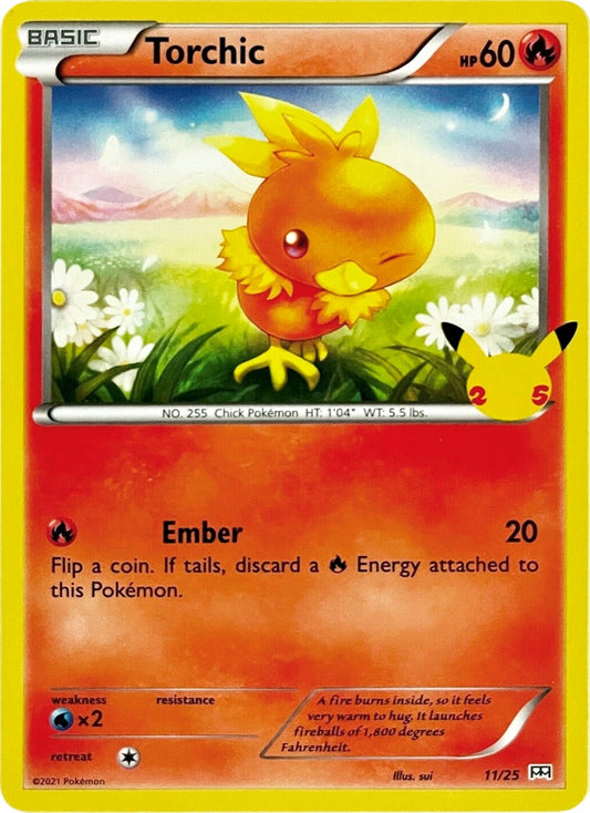 Image for Torchic (011/025) (McDonald's 25th Anniversary Promos) - Pokemon