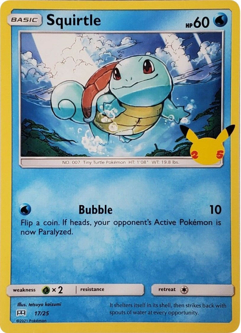 Image for Squirtle (017/025) (McDonald's 25th Anniversary Promos) - Pokemon