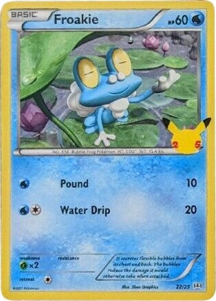 Image for Froakie (022/025) (McDonald's 25th Anniversary Promos) - Pokemon