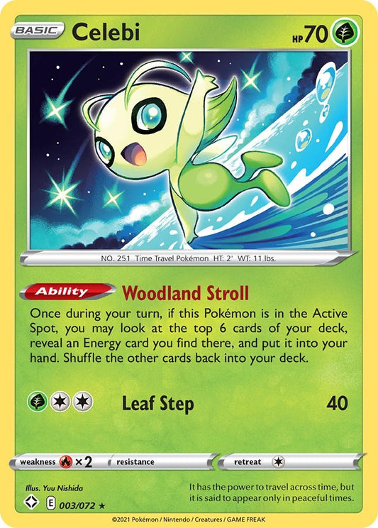 Image for Celebi (003/072) (Shining Fates) - Pokemon