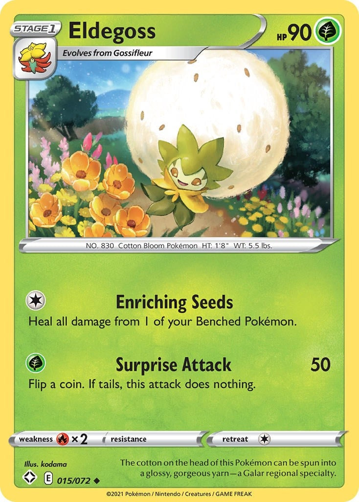 Image for Eldegoss (015/072) (Shining Fates) - Pokemon