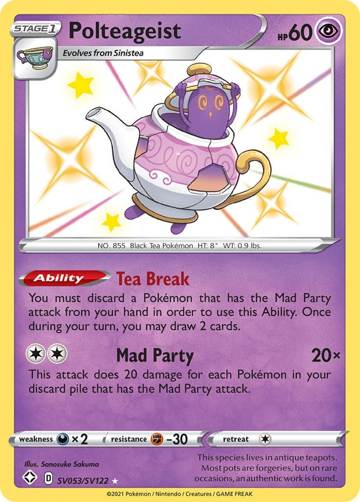 Image for Polteageist (SV053/SV122) (Shining Fates: Shiny Vault) - Pokemon