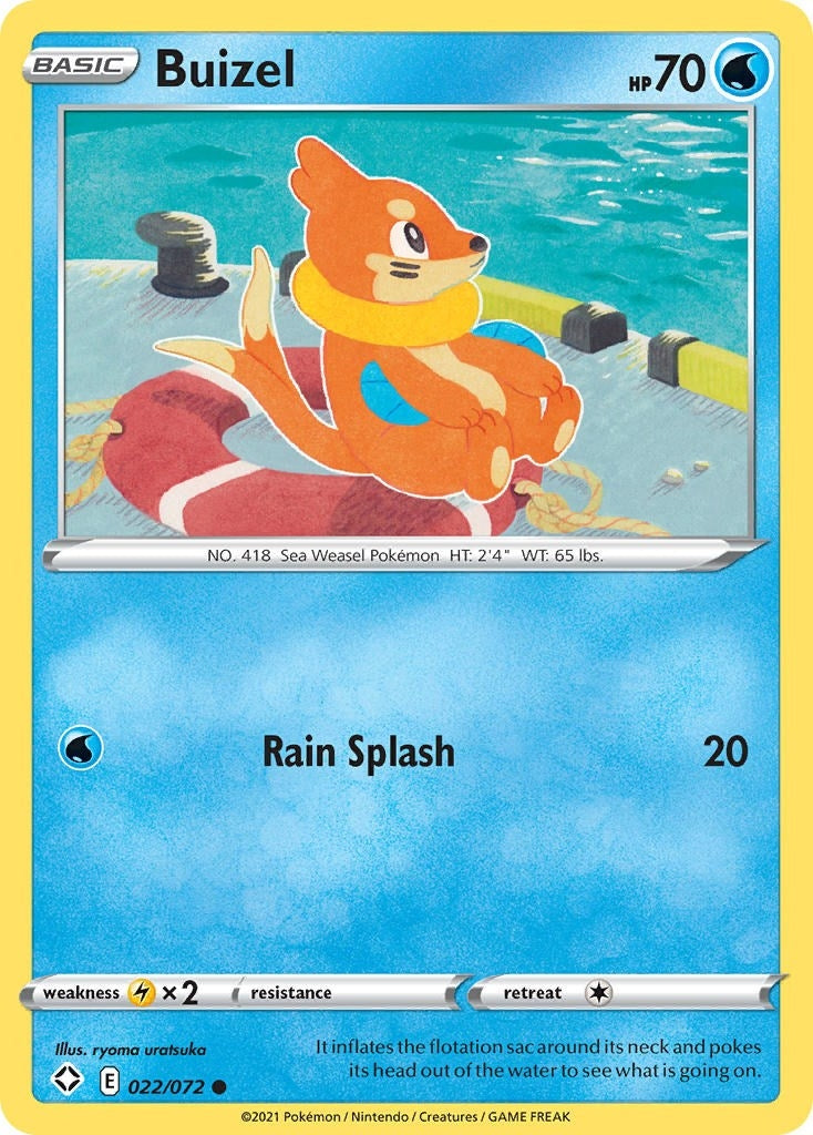 Image for Buizel (022/072) (Shining Fates) - Pokemon