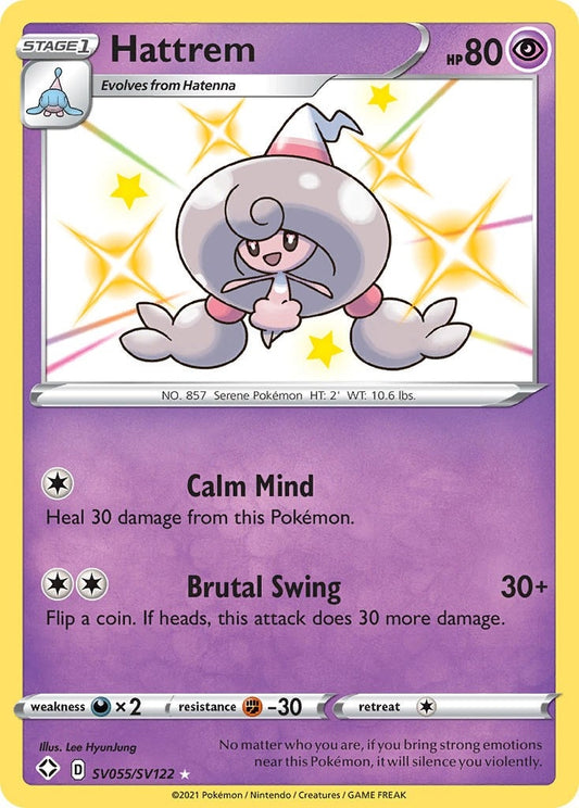 Image for Hattrem (SV055/SV122) (Shining Fates: Shiny Vault) - Pokemon