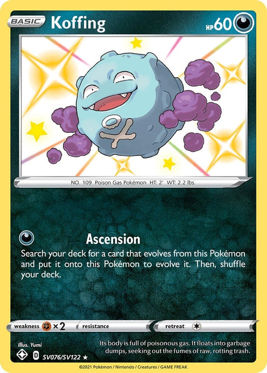 Image for Koffing (SV076/SV122) (Shining Fates: Shiny Vault) - Pokemon