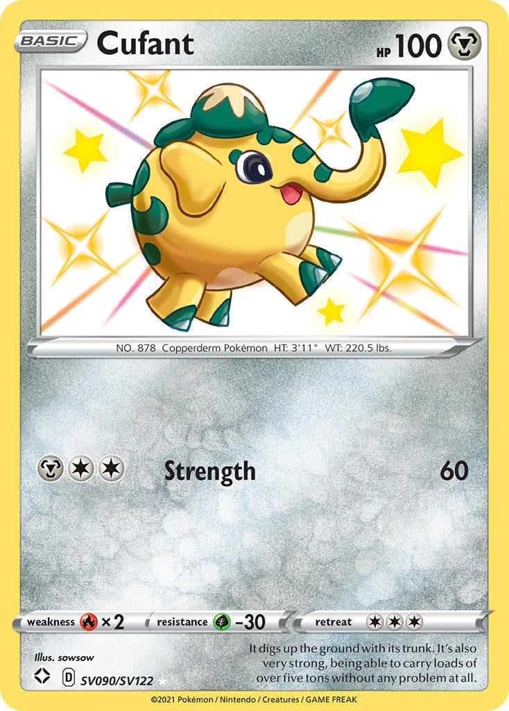 Image for Cufant (SV090/SV122) (Shining Fates: Shiny Vault) - Pokemon