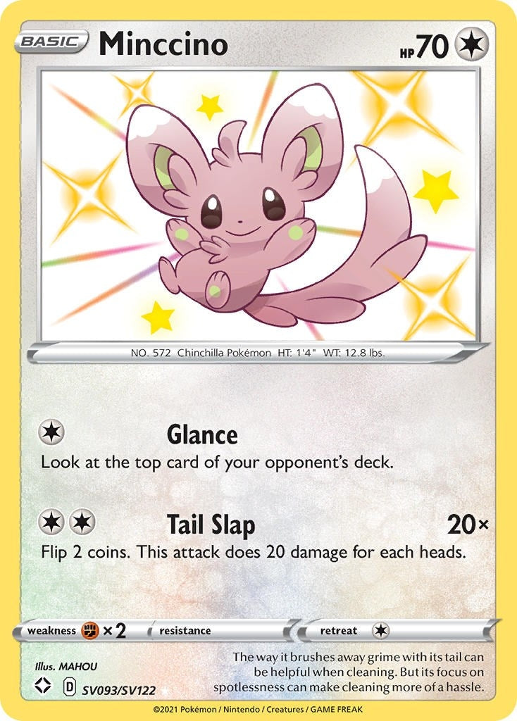 Image for Minccino (SV093/SV122) (Shining Fates: Shiny Vault) - Pokemon