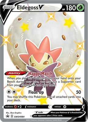 Image for Eldegoss V - SWSH084 (SWSH084) (SWSH: Sword & Shield Promo Cards) - Pokemon