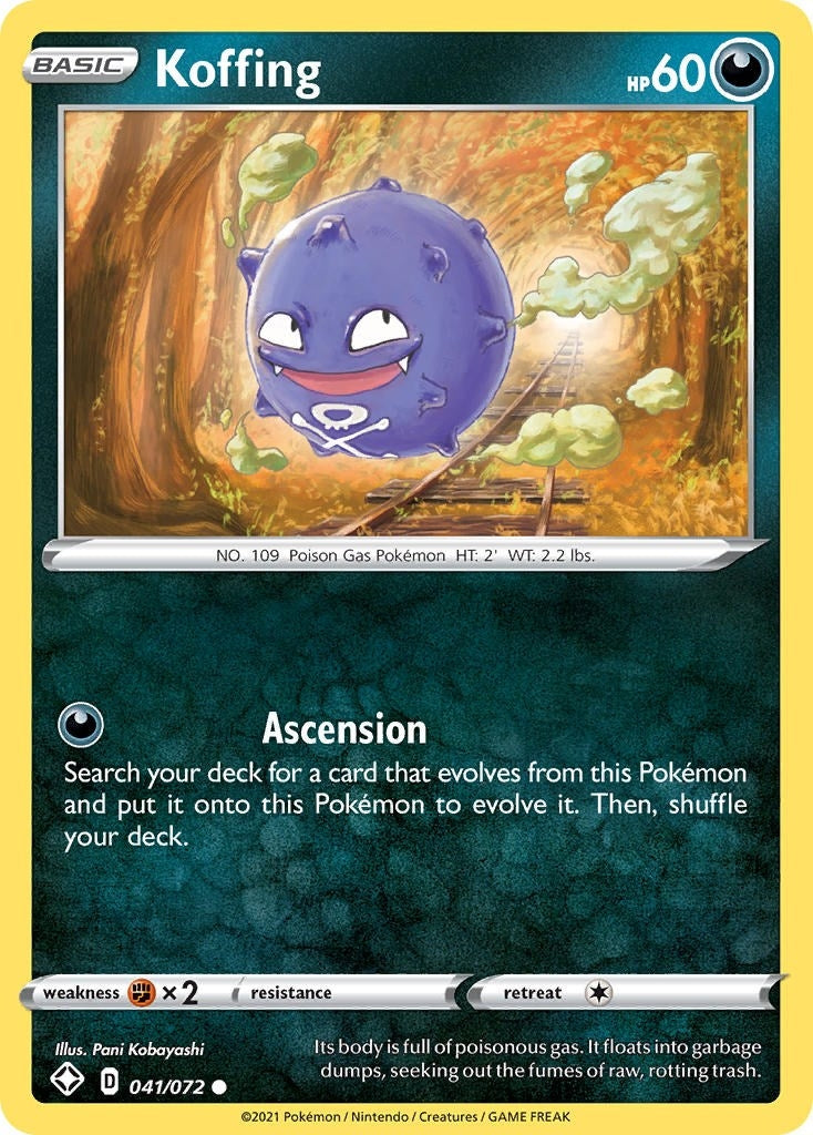 Image for Koffing (041/072) (Shining Fates) - Pokemon