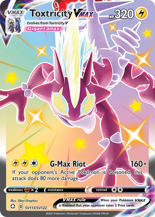 Image for Toxtricity VMAX (SV113/SV122) (Shining Fates: Shiny Vault) - Pokemon