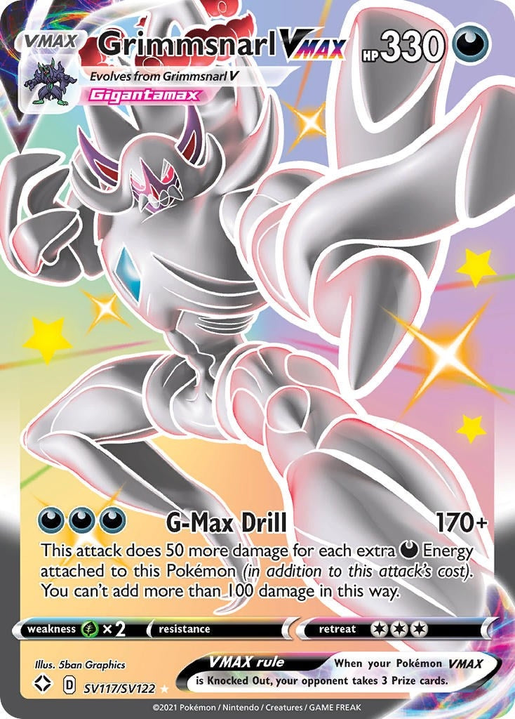 Image for Grimmsnarl VMAX (SV117/SV122) (Shining Fates: Shiny Vault) - Pokemon
