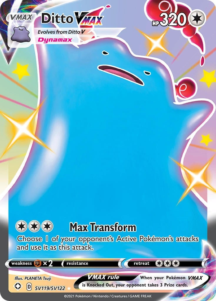 Image for Ditto VMAX (SV119/SV122) (Shining Fates: Shiny Vault) - Pokemon