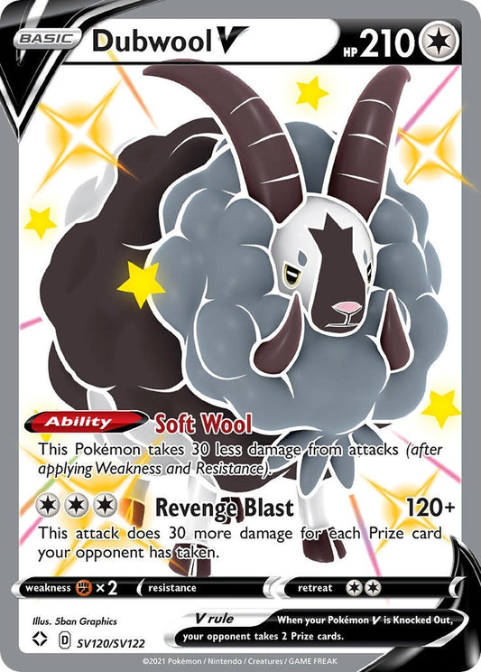 Image for Dubwool V (SV120/SV122) (Shining Fates: Shiny Vault) - Pokemon