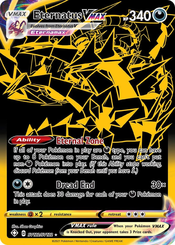 Image for Eternatus VMAX (SV122/SV122) (Shining Fates: Shiny Vault) - Pokemon