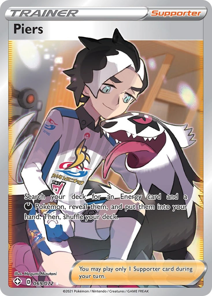 Image for Piers (Full Art) (069/072) (Shining Fates) - Pokemon