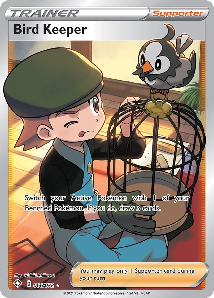 Image for Bird Keeper (Full Art) (066/072) (Shining Fates) - Pokemon