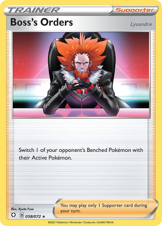 Image for Boss's Orders (058/072) (Shining Fates) - Pokemon