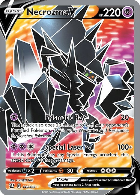Image for Necrozma V (Full Art) (149/163) (SWSH05: Battle Styles) - Pokemon