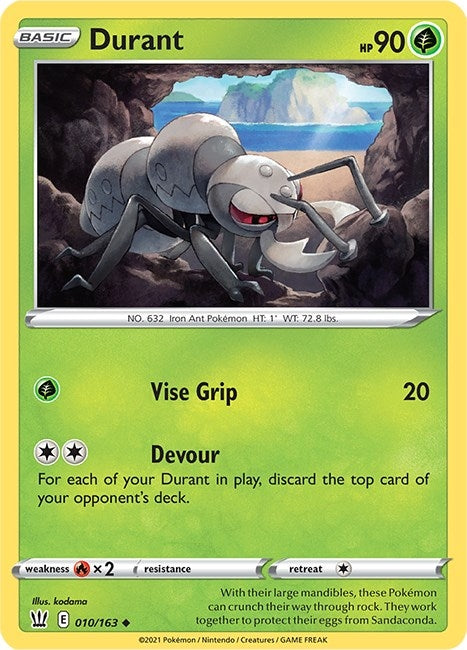 Image for Durant (010/163) (SWSH05: Battle Styles) - Pokemon