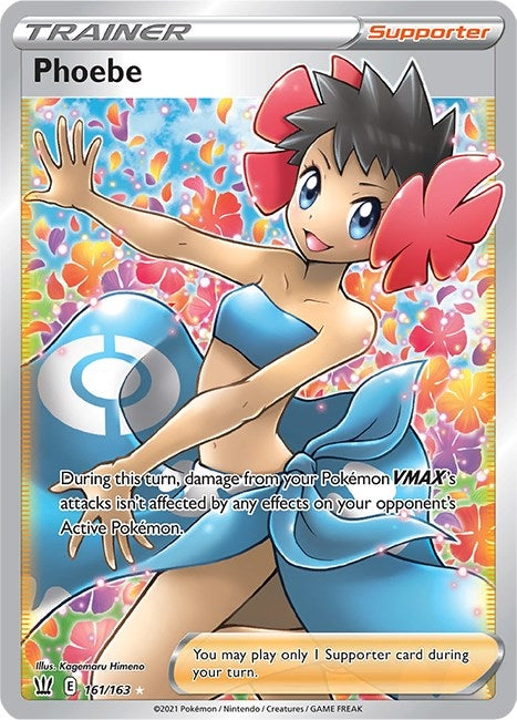 Image for Phoebe (Full Art) (161/163) (SWSH05: Battle Styles) - Pokemon