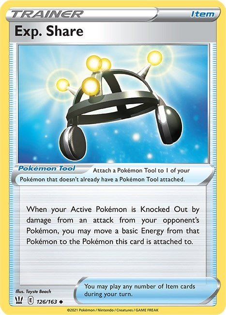 Image for Exp. Share (126/163) (SWSH05: Battle Styles) - Pokemon