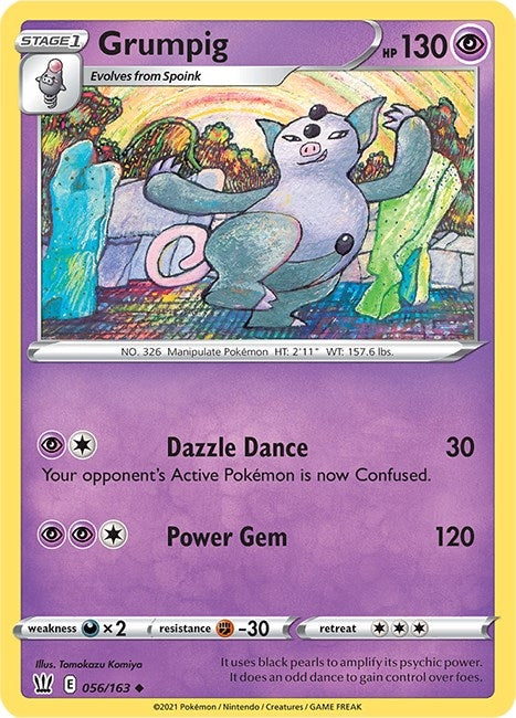 Image for Grumpig (056/163) (SWSH05: Battle Styles) - Pokemon