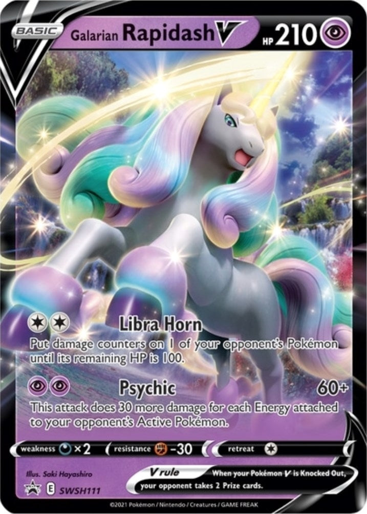 Image for Galarian Rapidash V - SWSH111 (SWSH111) (SWSH: Sword & Shield Promo Cards) - Pokemon
