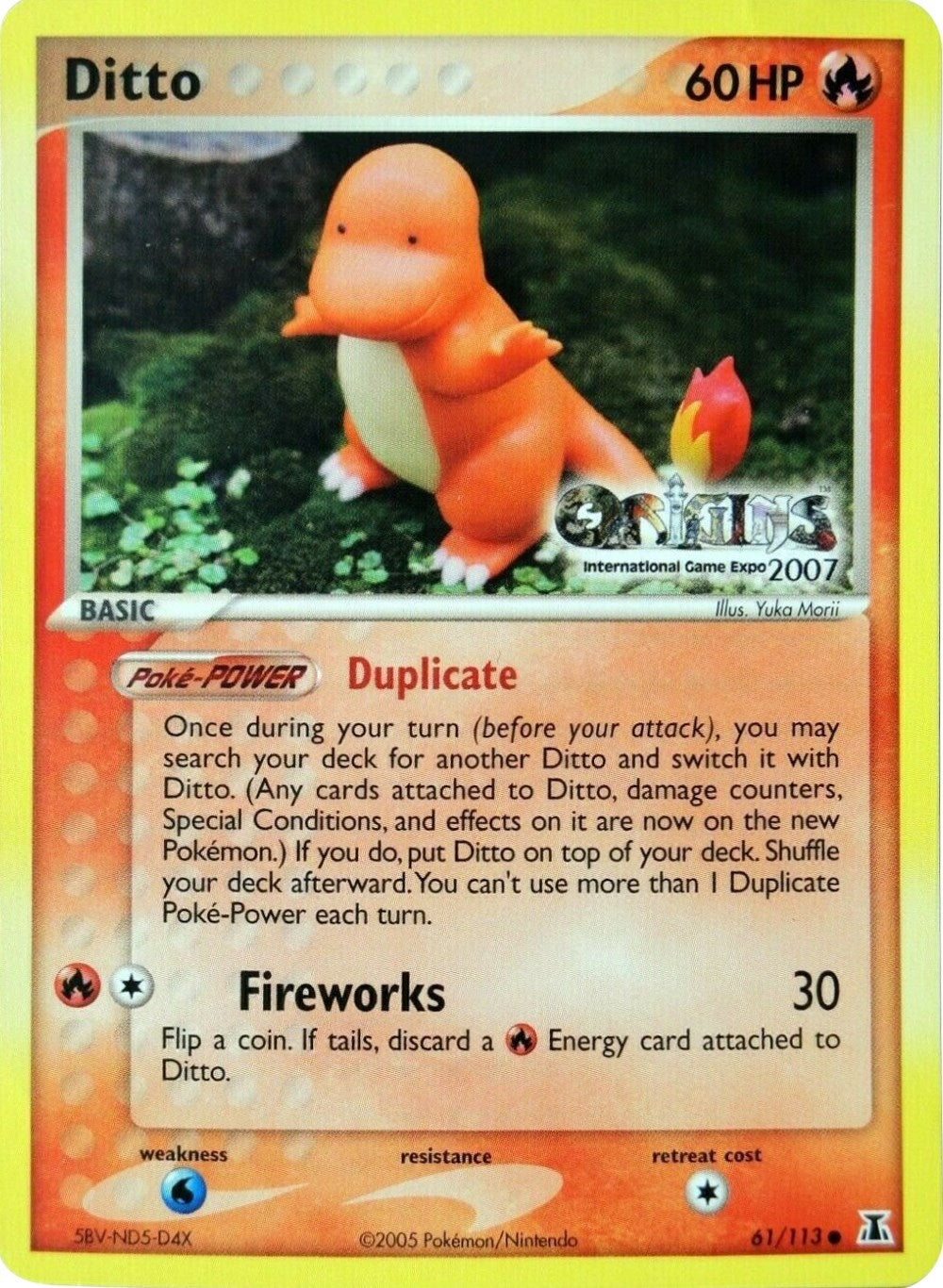 Image for Ditto - 61/113 (Origins International Game Expo 2007) (61/113) (Nintendo Promos) - Pokemon
