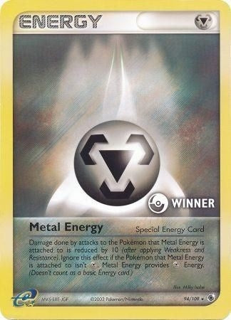 Image for Metal Energy (Special) - 94/109 [Winner] (094/109) (League & Championship Cards) - Pokemon