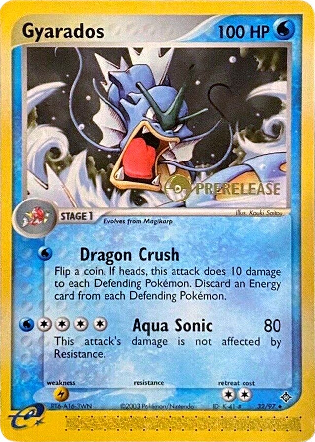 Image for Gyarados - 32/97 (Prerelease) (32/97) (Nintendo Promos) - Pokemon