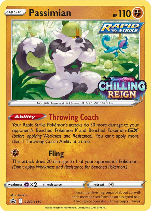 Image for Passimian - SWSH115 (Prerelease) (SWSH115) (SWSH: Sword & Shield Promo Cards) - Pokemon