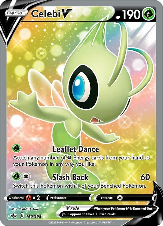 Image for Celebi V (Full Art) (160/198) (SWSH06: Chilling Reign) - Pokemon