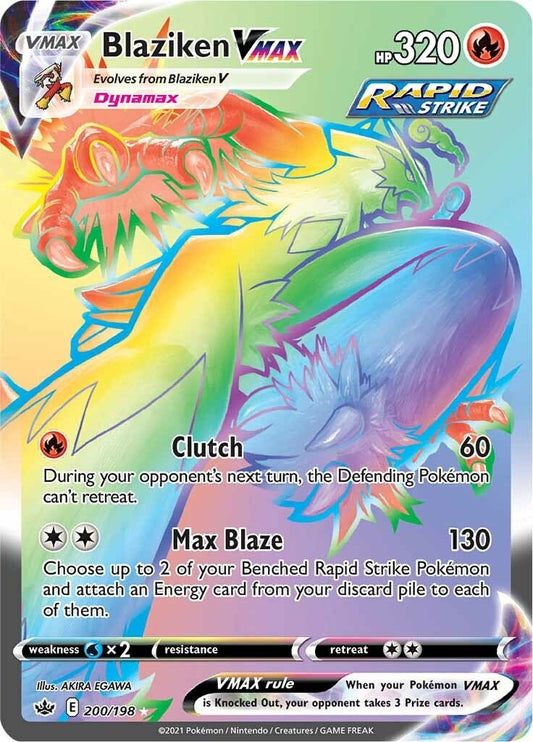 Image for Blaziken VMAX (Secret) (200/198) (SWSH06: Chilling Reign) - Pokemon