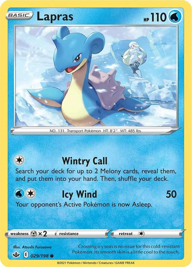 Image for Lapras (029/198) (SWSH06: Chilling Reign) - Pokemon