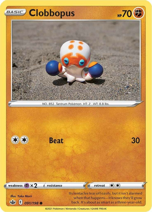 Image for Clobbopus (091/198) (SWSH06: Chilling Reign) - Pokemon