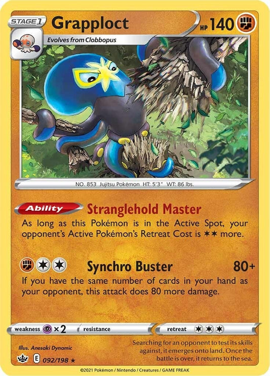 Image for Grapploct (092/198) (SWSH06: Chilling Reign) - Pokemon
