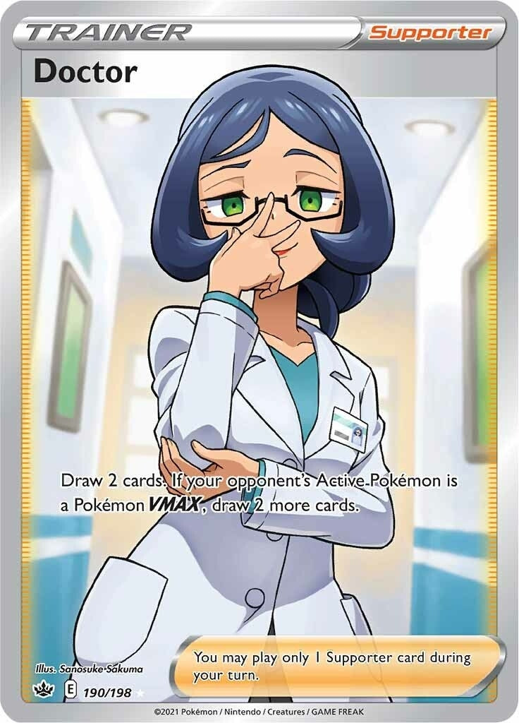 Image for Doctor (Full Art) (190/198) (SWSH06: Chilling Reign) - Pokemon