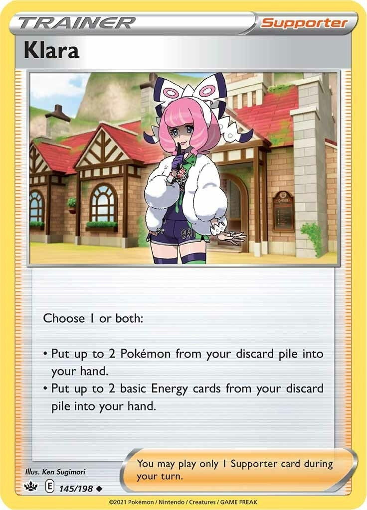 Image for Klara (145/198) (SWSH06: Chilling Reign) - Pokemon