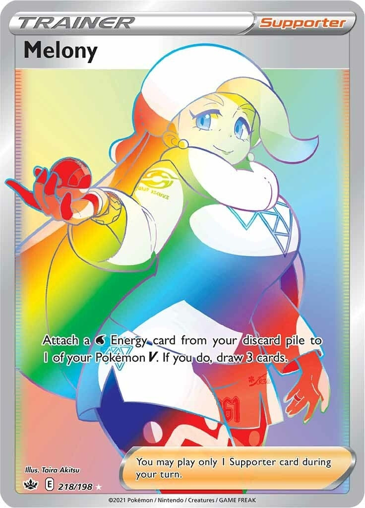 Image for Melony (Secret) (218/198) (SWSH06: Chilling Reign) - Pokemon
